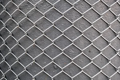 Metal grid pattern and texture background, industrial metallic surface Stock Photos