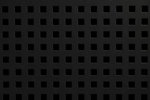 Metal Grid Pattern with Square Holes Stock Photos