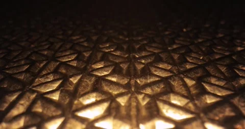 Metal grid pattern structure light reflections Stock Footage 259594801