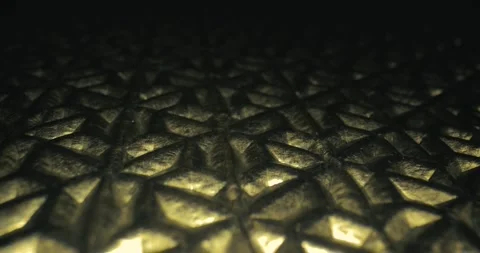 Metal grid pattern structure light reflections Vídeos de archivo 284892294