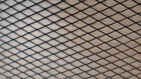 Metal Grid Pattern Texture Background Stock Photos