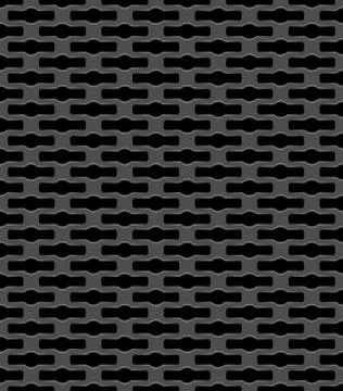 Metal grid seamless pattern Stock Illustration