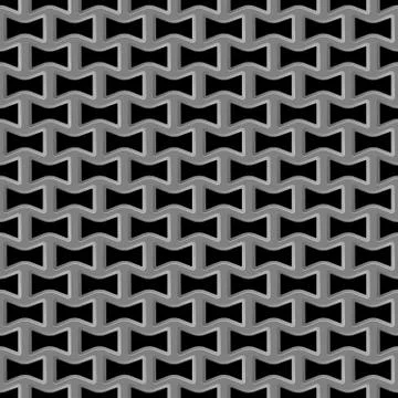 Metal grid seamless pattern Stock Illustration