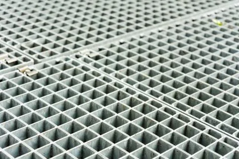 Metal grid structure Stock Photos