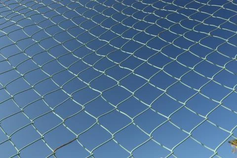 Metal grid texture background. Close up Stock Photos