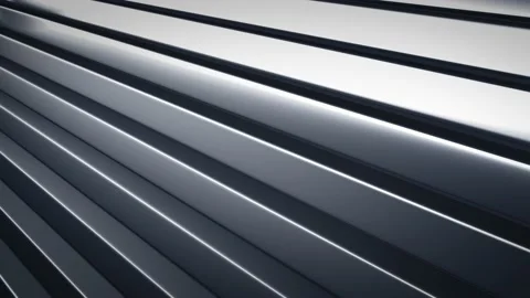 Metal grille background. 3D rendering, animation loop template Vídeo Stock 165689565