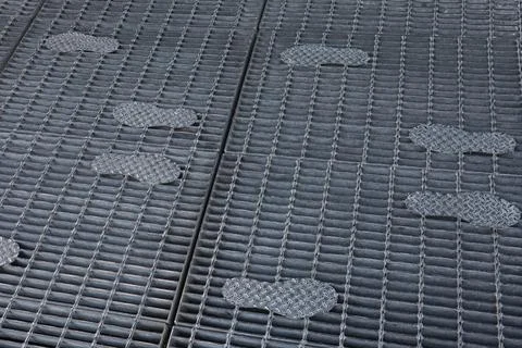 Metal grille Stock Photos