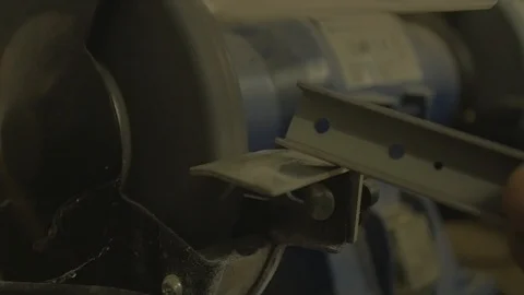 Metal grind Video stock 95717190