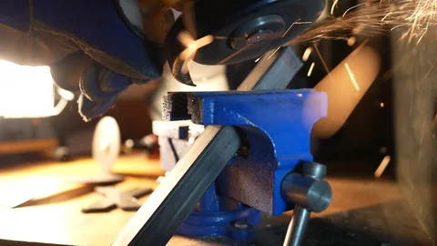 Metal Grinder Stock-Footage 126563038