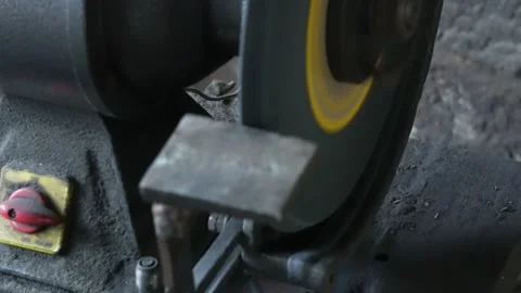 Metal Grinding Wheel Stock-Footage 344823715