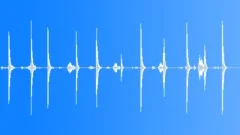 Metal hinge cover closing Sound Effect