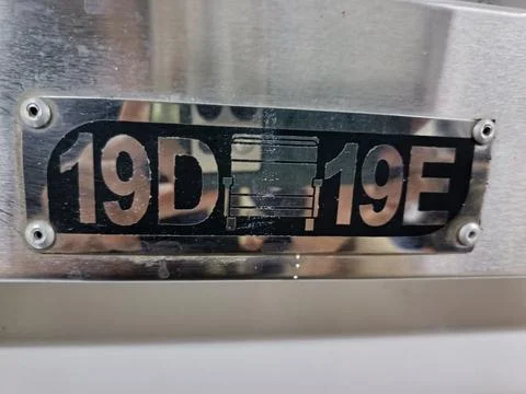 Metal identification Foto stock
