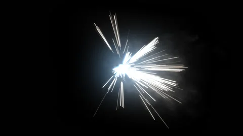 Metal Impact Directional Sparks VFX Element (6-For-1) Stock Footage