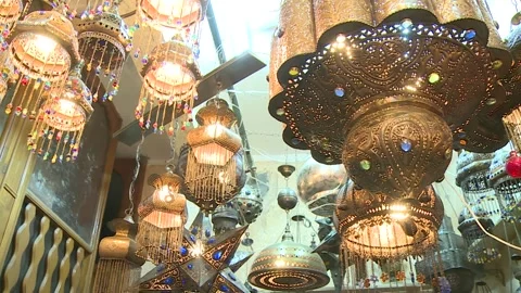 Metal Islamic  Art Video stock 260414567
