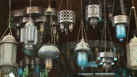 Metal Islamic  Art Video stock 260414587