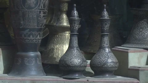 Metal Islamic  Art Video stock 260414740