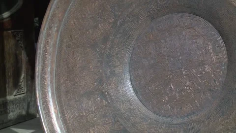 Metal Islamic  Art Video stock 260414976