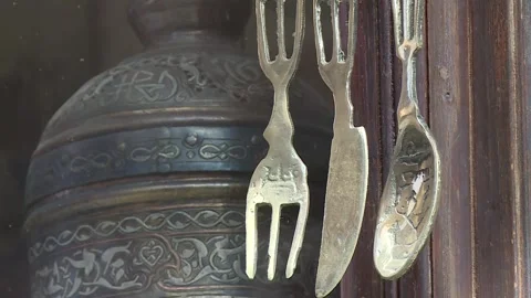 Metal Islamic  Art Video stock 260415022