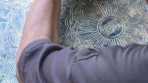Metal Islamic  Art Video stock 260415113