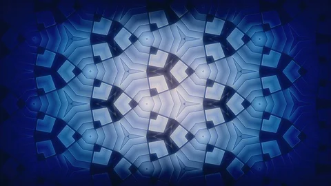Metal Kaleidoscope Backdrop Stock Footage 77121083