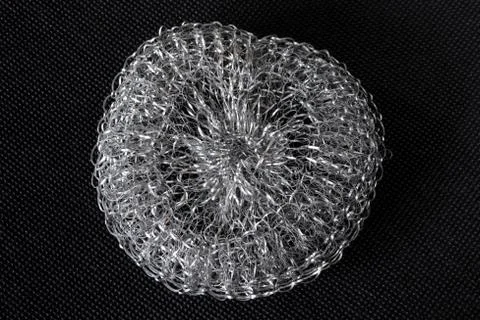 Metal Kitchen Scourer 스톡 사진