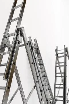 Metal ladder Stock Illustration