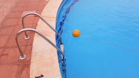 Metal ladder to the pool Stock-Footage 108049905
