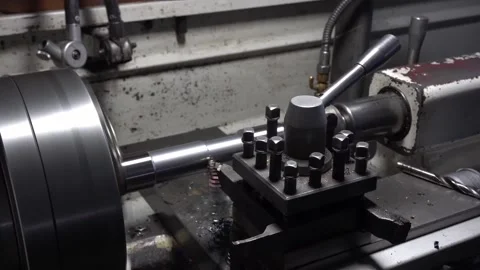 Metal lathe 2 Stock Footage 172444494