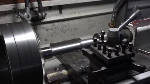 Metal lathe 6 Stock Footage 172444516