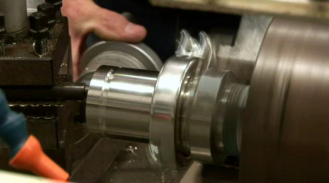 Metal lathe 스톡 동영상 357116