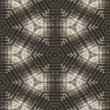 Metal lattice seamless generated texture Stock Illustration