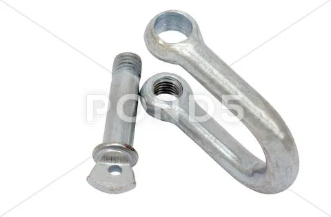 Metal link,shackle Stock Photos