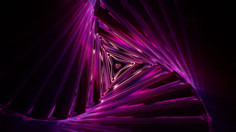 Metal Liquid Triangle Stock-Footage 44310365