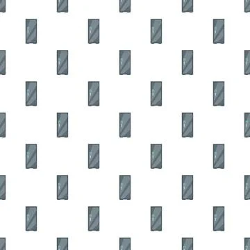 Metal locker doors creating seamless security pattern Stock Illustration