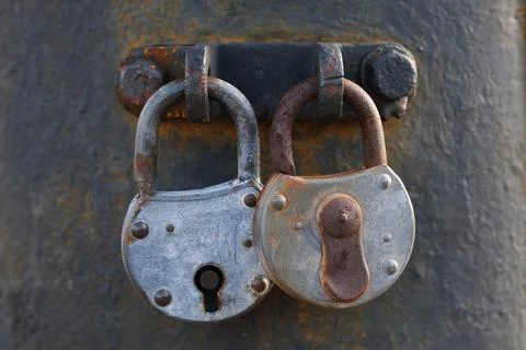 Metal Locks Foto stock