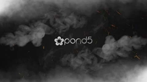 Metal Logo with Electricity Blast Stockmateriaal After Effects