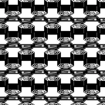 Metal lunch box pattern seamless vector Stock Illustration