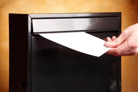 Metal mailbox Stock Photos