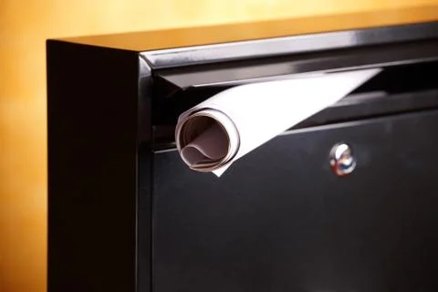 Metal mailbox Stock Photos