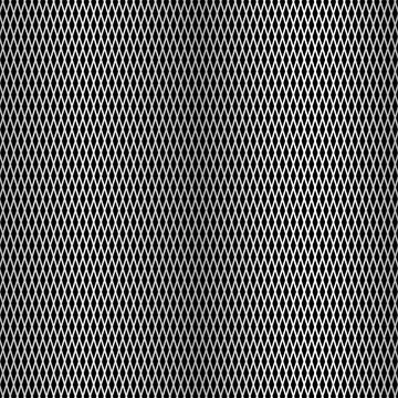 Metal mesh with diamond pattern, mesh abstract background Illustrazione stock