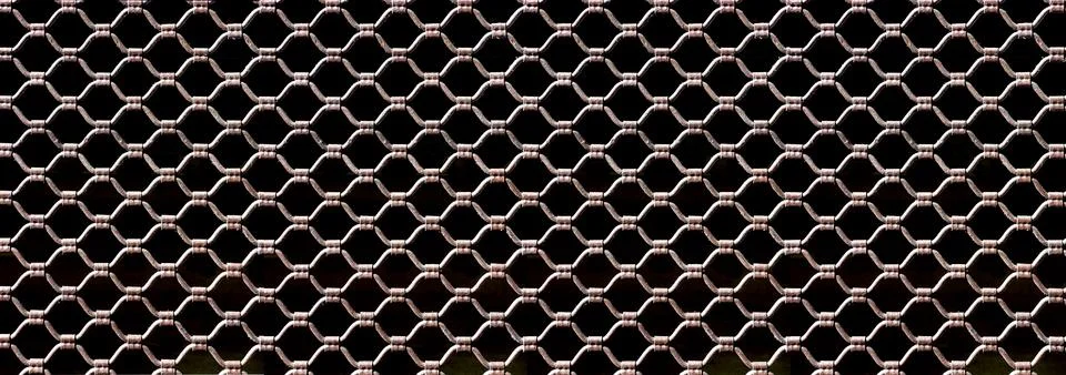 Metal mesh security grid pattern texture background Stock Photos