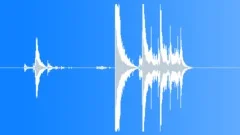 Metal Metal Hits Impacts Aluminum Step Ladder Close Up Large Drop From High Hei Sound Effect