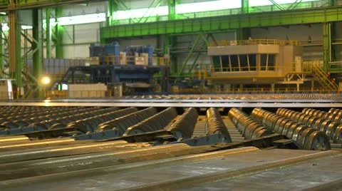 Metal mill Stock Footage 12208222