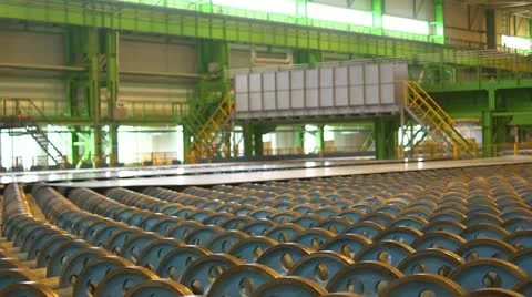 Metal mill Stock Footage 12208229