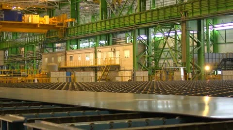 Metal mill Stock Footage 12208230