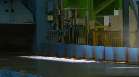 Metal mill Stock Footage 12208233