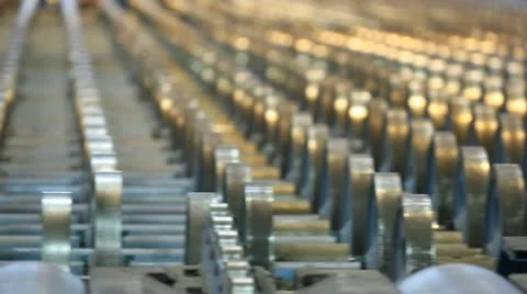 Metal mill Stock Footage 12223385