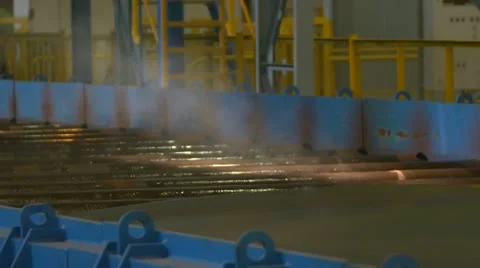 Metal mill Stock Footage 12223399