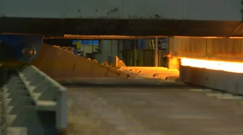 Metal mill Stock Footage 12223403