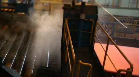 Metal mill Stock Footage 12253938